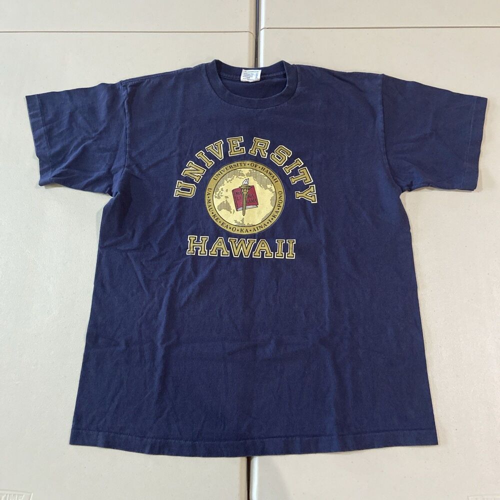 Vintage university of hawaii maui XL Navy Blue Single Stitch